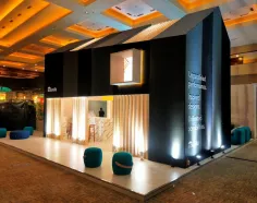 Portfolio Wooden Booth Sunbrella  IFEX 2024